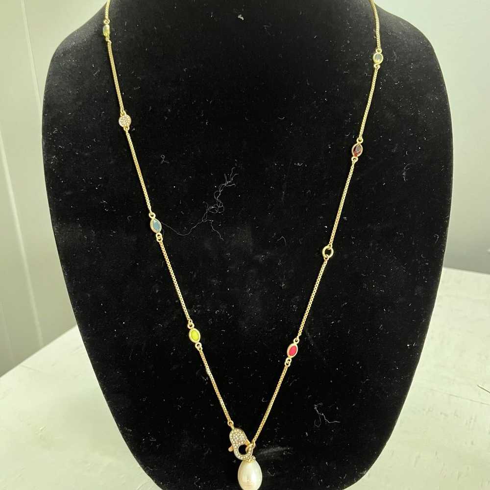 Modern Bohemian Lariat Necklace - image 3