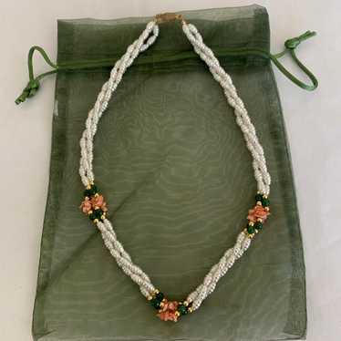 freshwater, pearl necklace