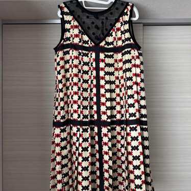 MARC JACOBS geometric pattern sleeveless dress