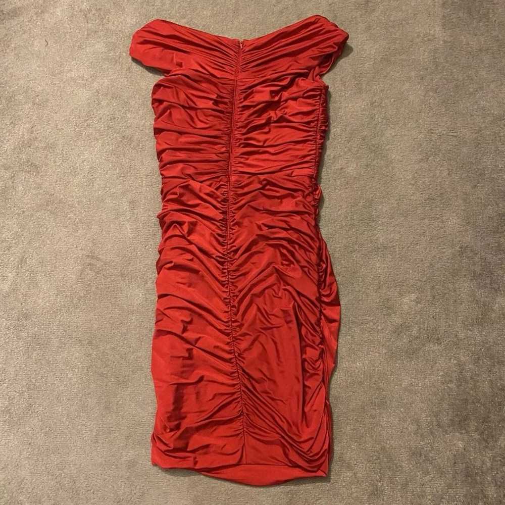 Tadashi Shoji Dress Womens L? Red Bodycon Mermaid… - image 2