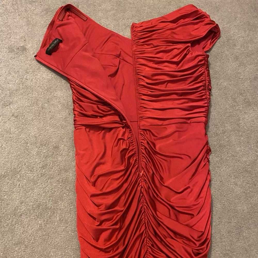 Tadashi Shoji Dress Womens L? Red Bodycon Mermaid… - image 5