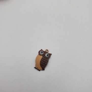 Googly eyes owl necklace pendant - image 1