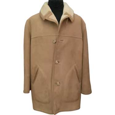 Shearling & Suede Coat by ‘Sawyer of Napa’