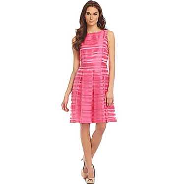 Tahari ASL Dressy Sheer Striped Organza Formal Coc