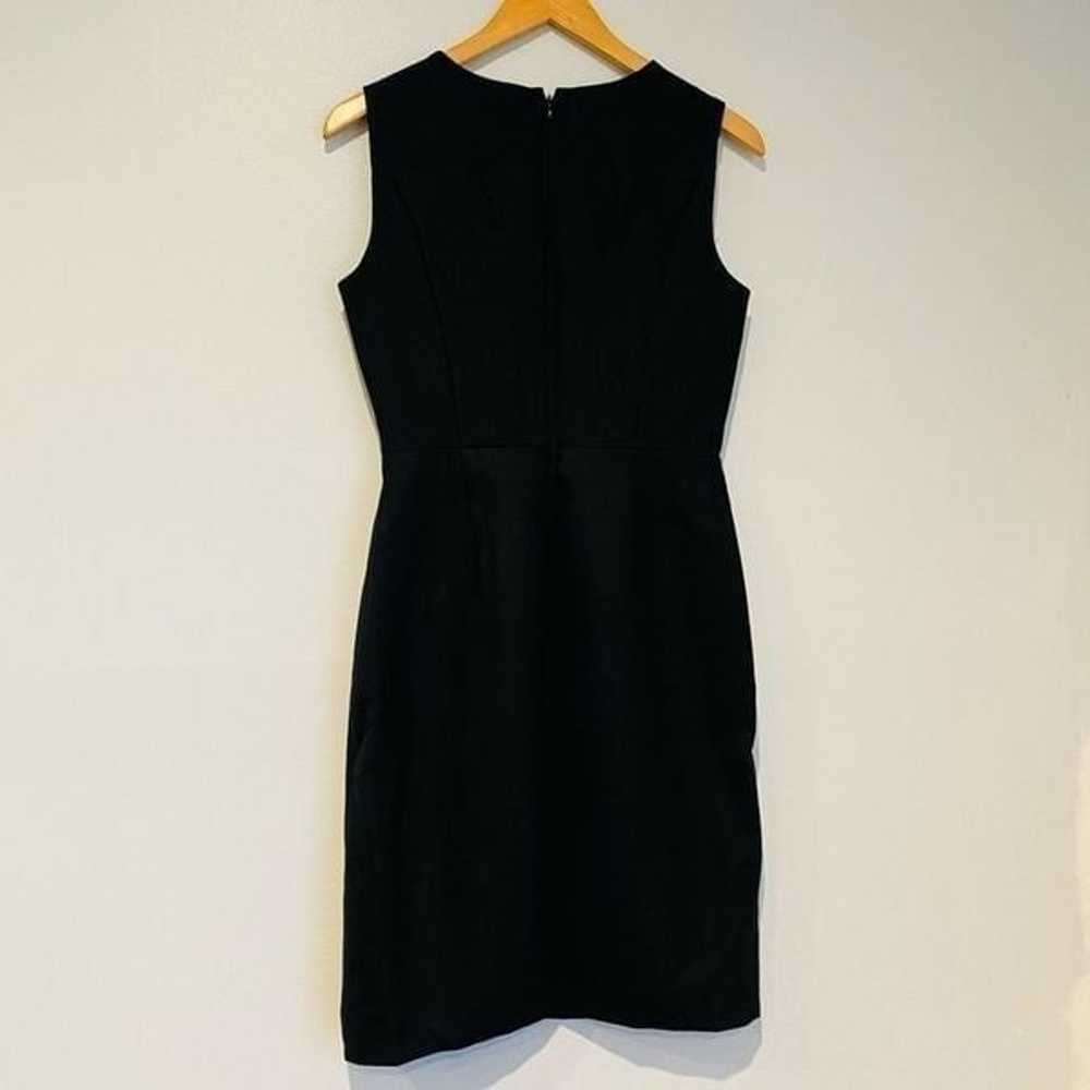 J Crew Chevron Sleeveless Wool Blend Dress Size 2 - image 4