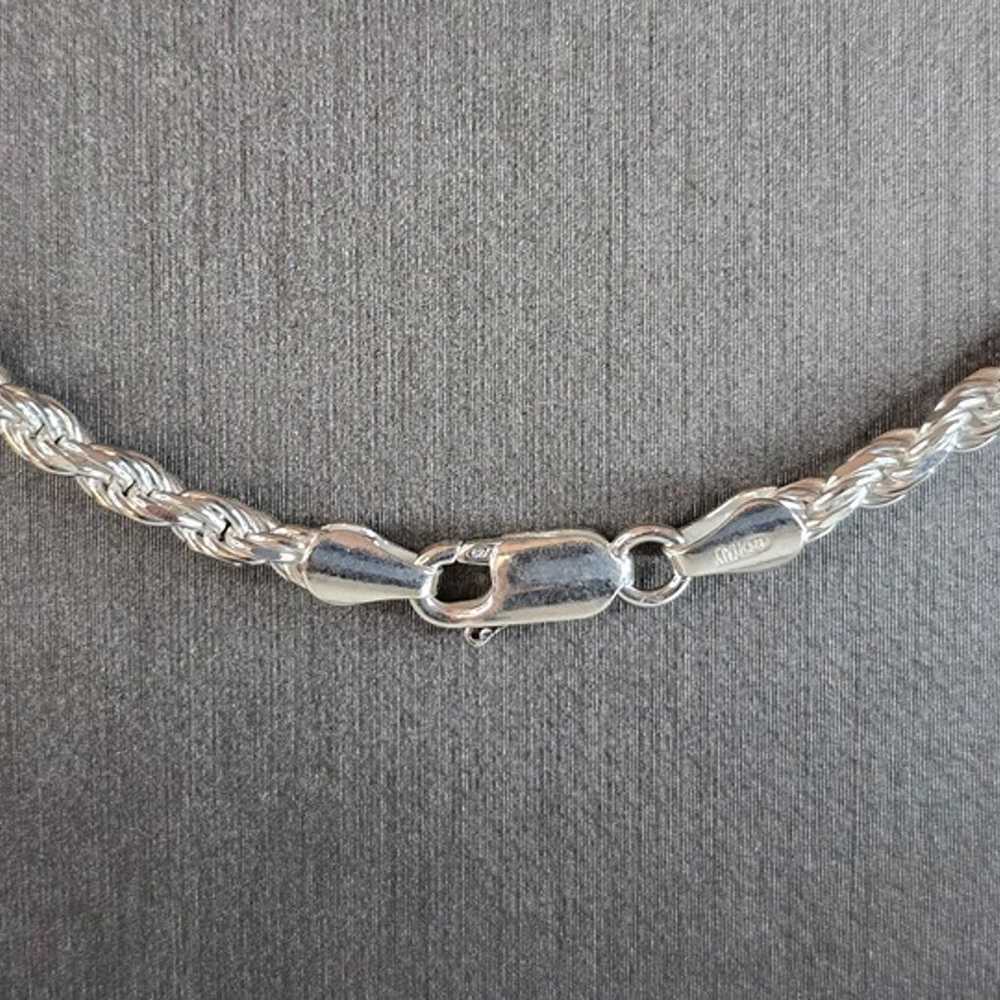 Womens or Mens Vintage Estate Sterling Silver Ita… - image 3