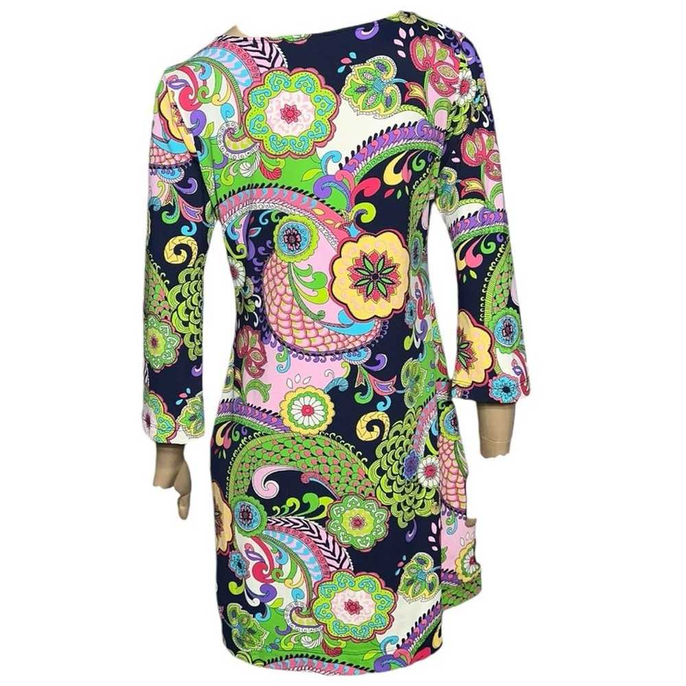 Melly M Women’s Size M Multi Colored Retro Paisle… - image 5