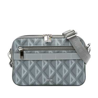 Gray Dior CD Diamond Safari Bag with Strap - image 1