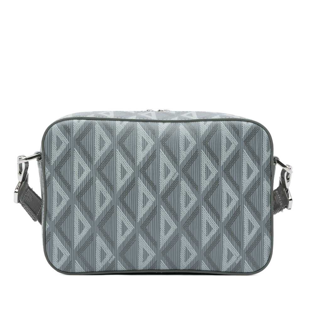 Gray Dior CD Diamond Safari Bag with Strap - image 3