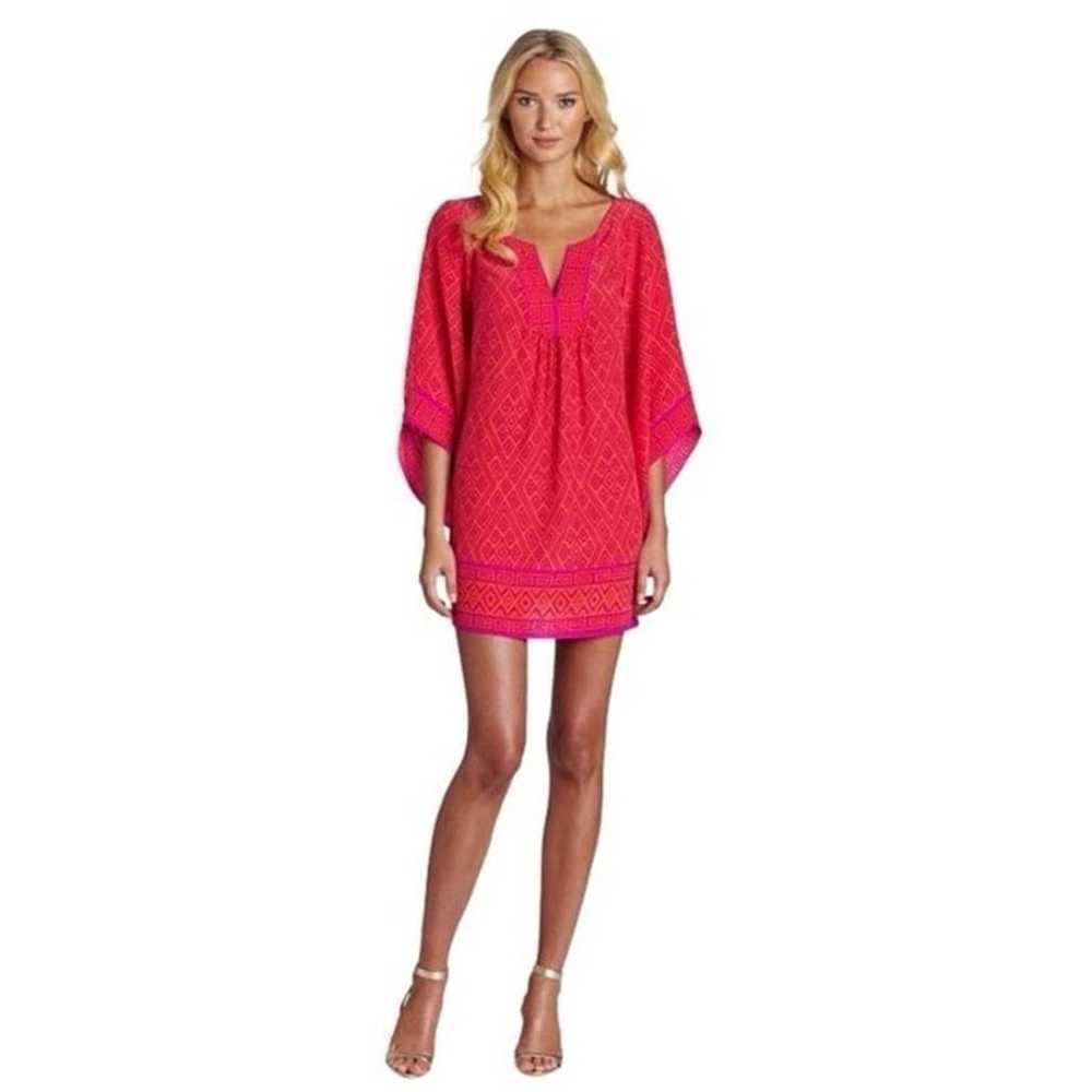 Alice & Trixie Women's Geometric Silk Tunic Dress… - image 2