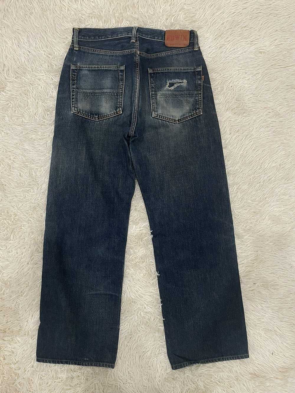 Distressed Denim × Edwin × Vintage Edwin 505 Dist… - image 2