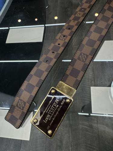 Louis Vuitton LV INVENTEUR BUCKLE BROWN LEATHER (1