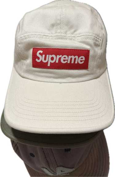 Supreme Washed chino twill camp cap