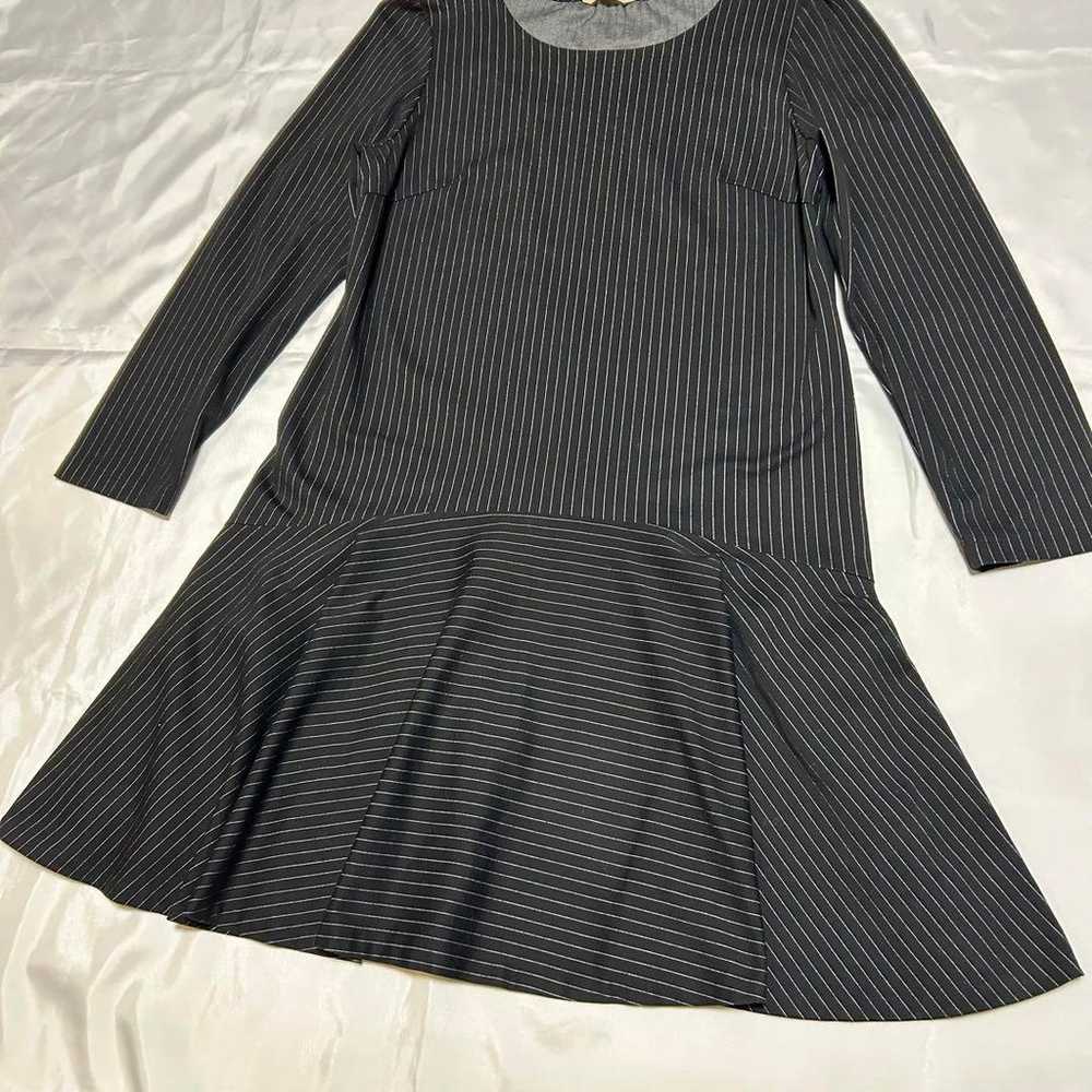 Plus size rose tiara pinstripe black dress 42 - image 3