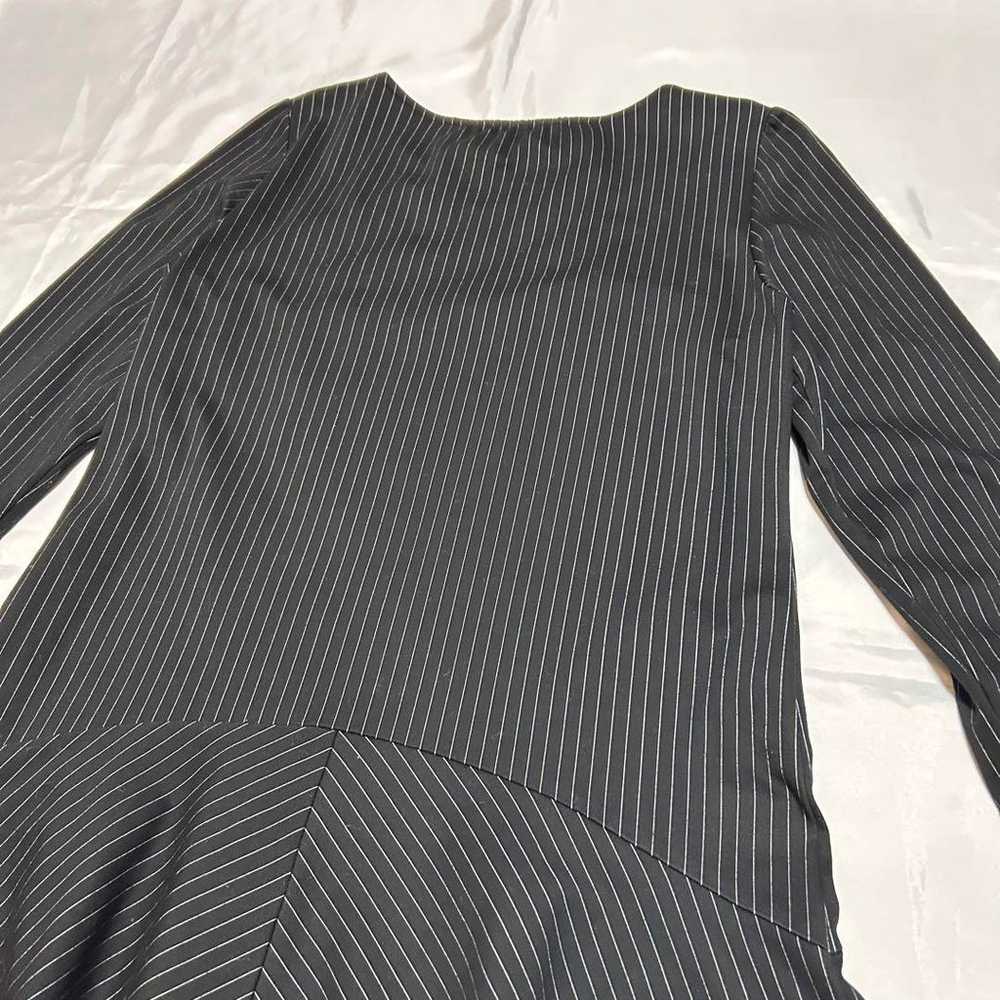 Plus size rose tiara pinstripe black dress 42 - image 5