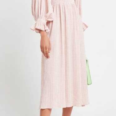 OPT smocked gingham dress