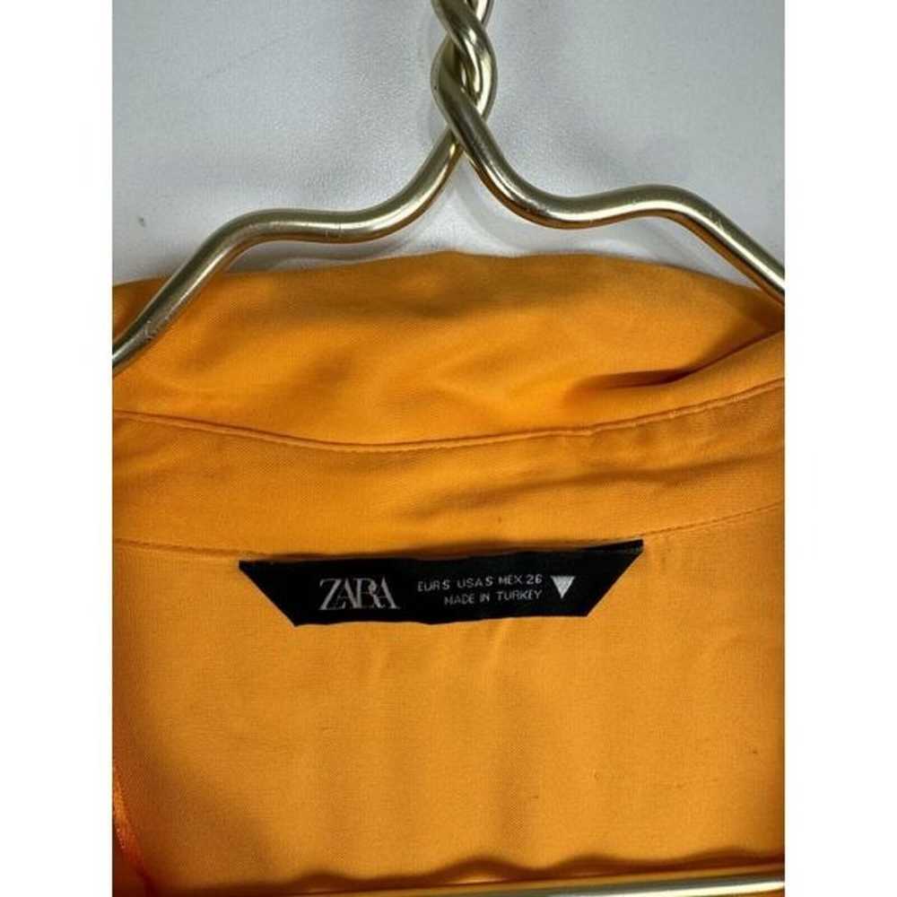 Zara Satin Knot Mini Dress Orange 4688/309 Women’… - image 6