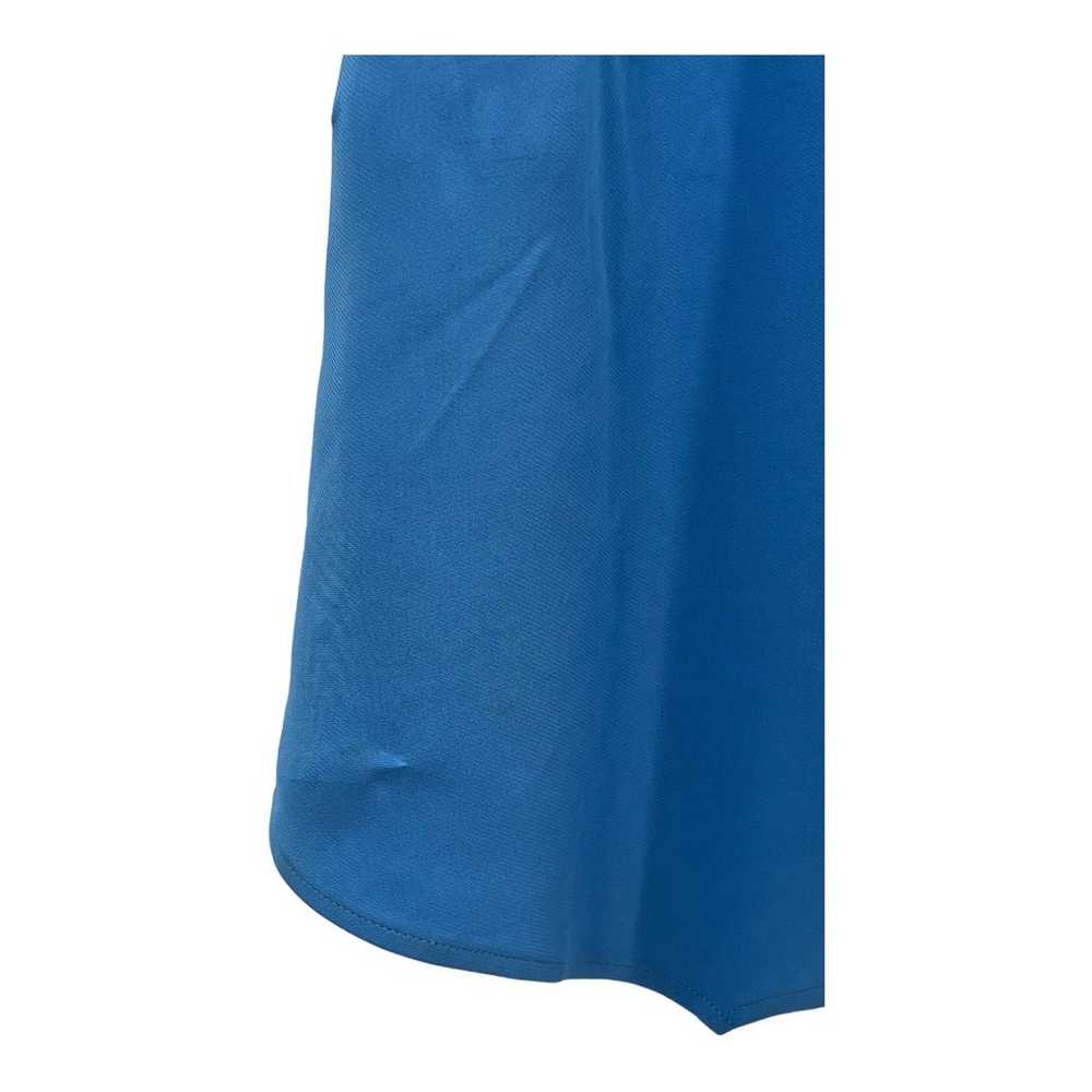 Reiss dress Eleni cap sleeve midi blue size 4 DEF… - image 3