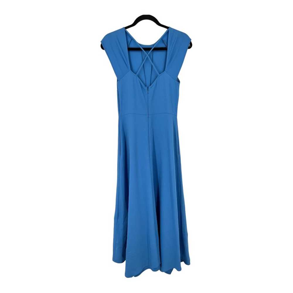 Reiss dress Eleni cap sleeve midi blue size 4 DEF… - image 6