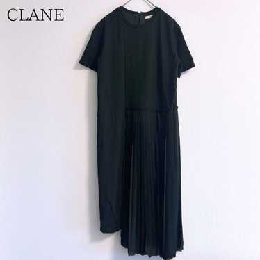 CLANE Pleated Docking One-piece Dress Black The C… - image 1