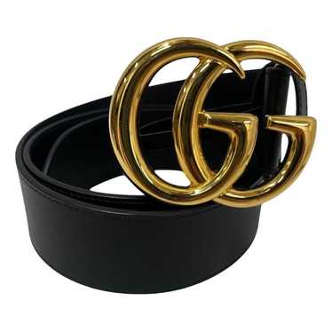 Gucci GG Buckle leather belt