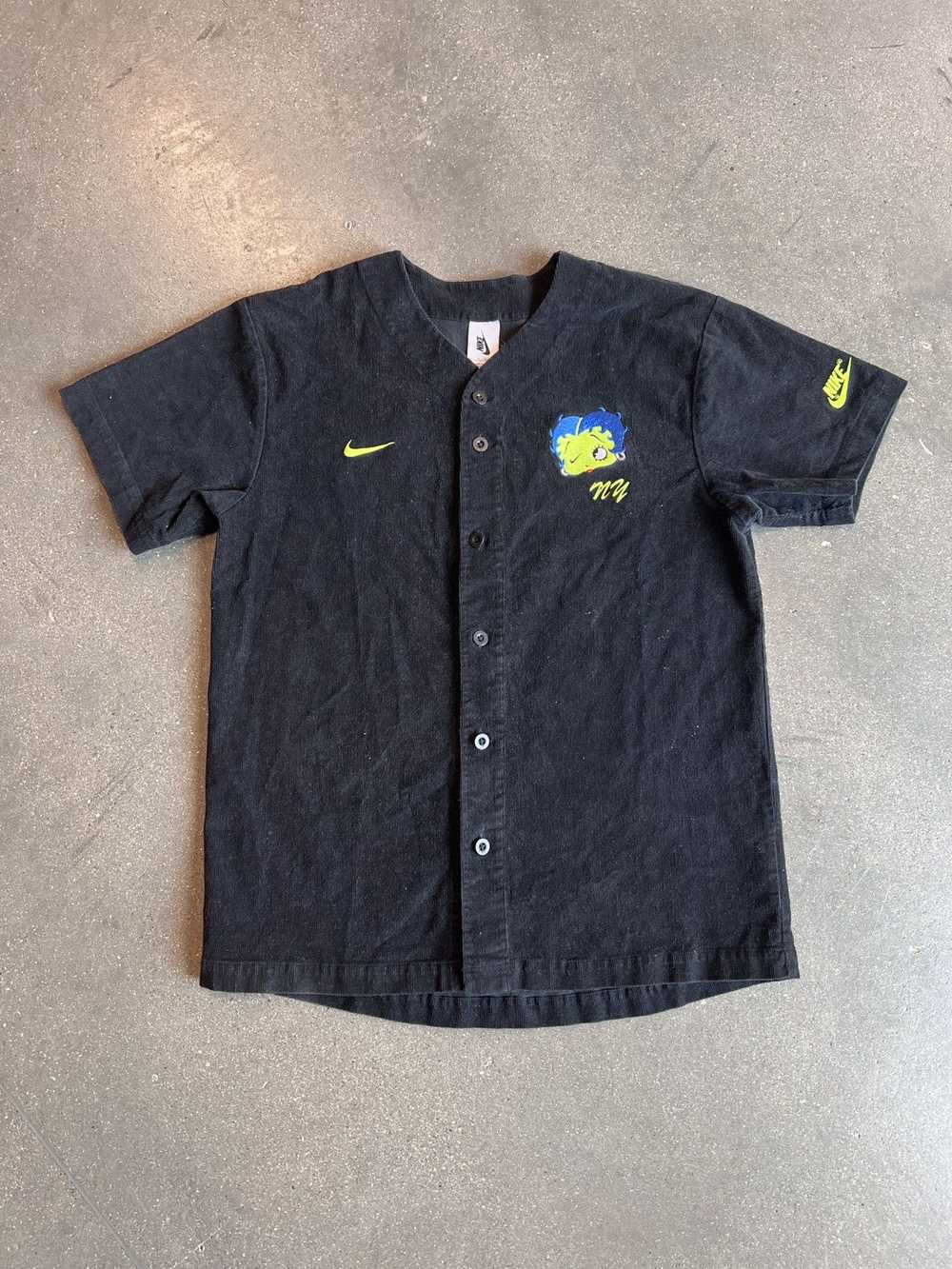 Nike Nike x Olivia Kim Corduroy Baseball Jersey S… - image 1