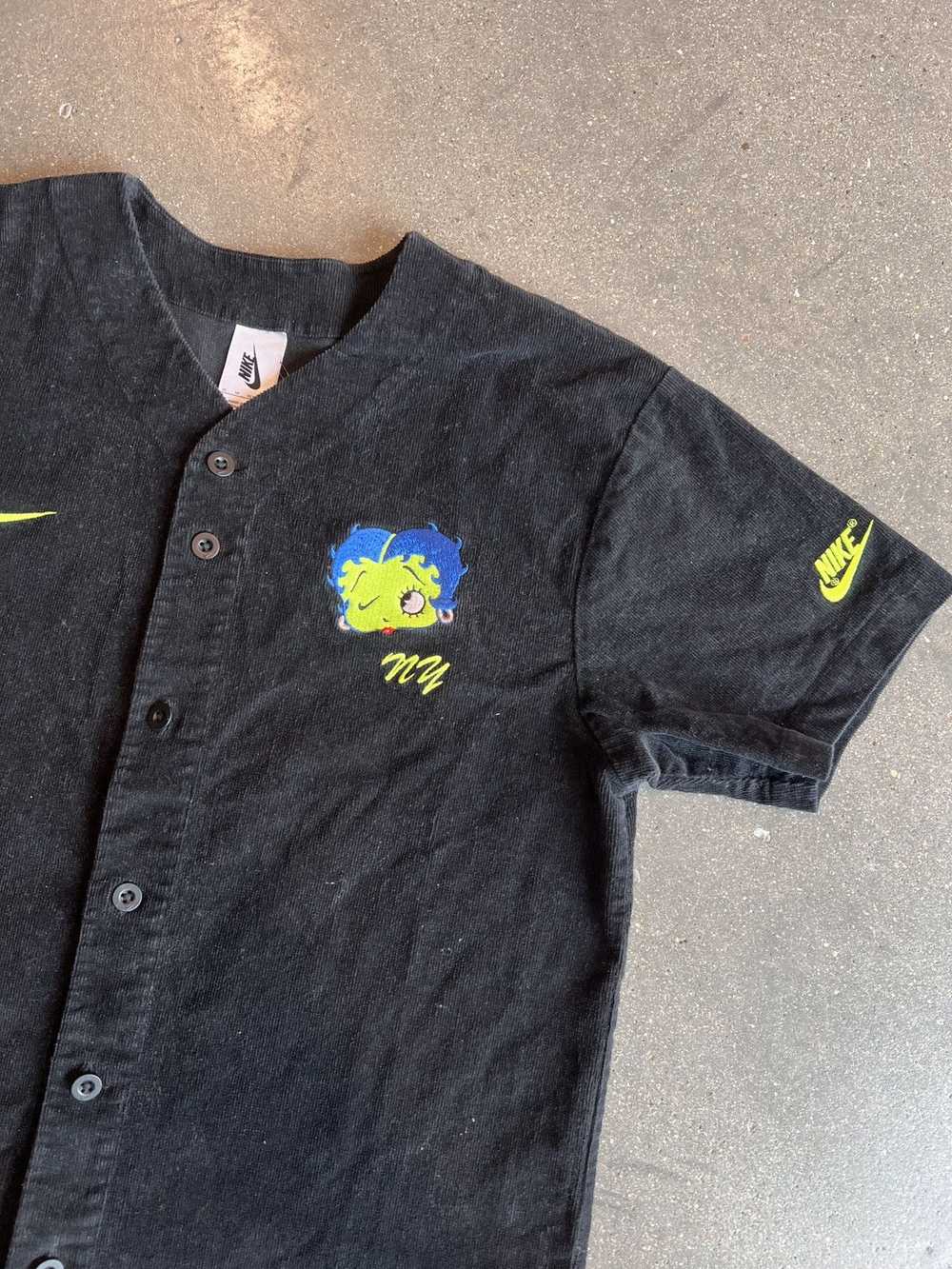 Nike Nike x Olivia Kim Corduroy Baseball Jersey S… - image 2