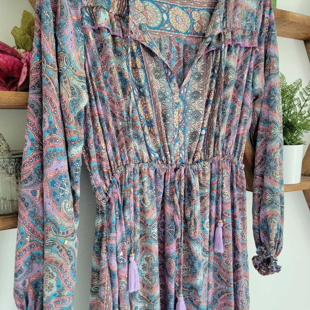 Boho paisley maxi dress - image 6