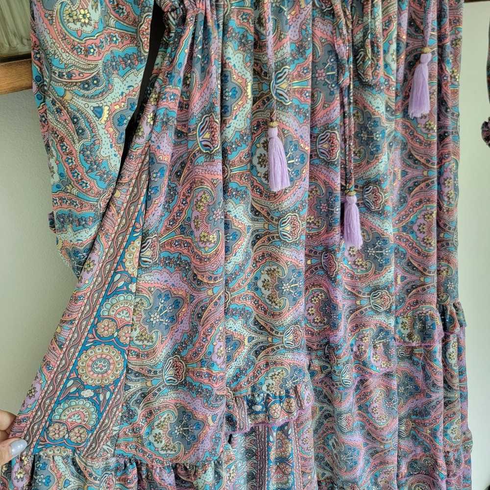 Boho paisley maxi dress - image 7