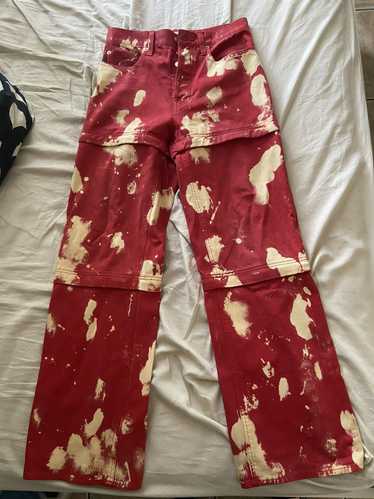 Balenciaga Paint Splatter Cargo Pants in Multicolo