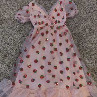 Strawberry dupe dress