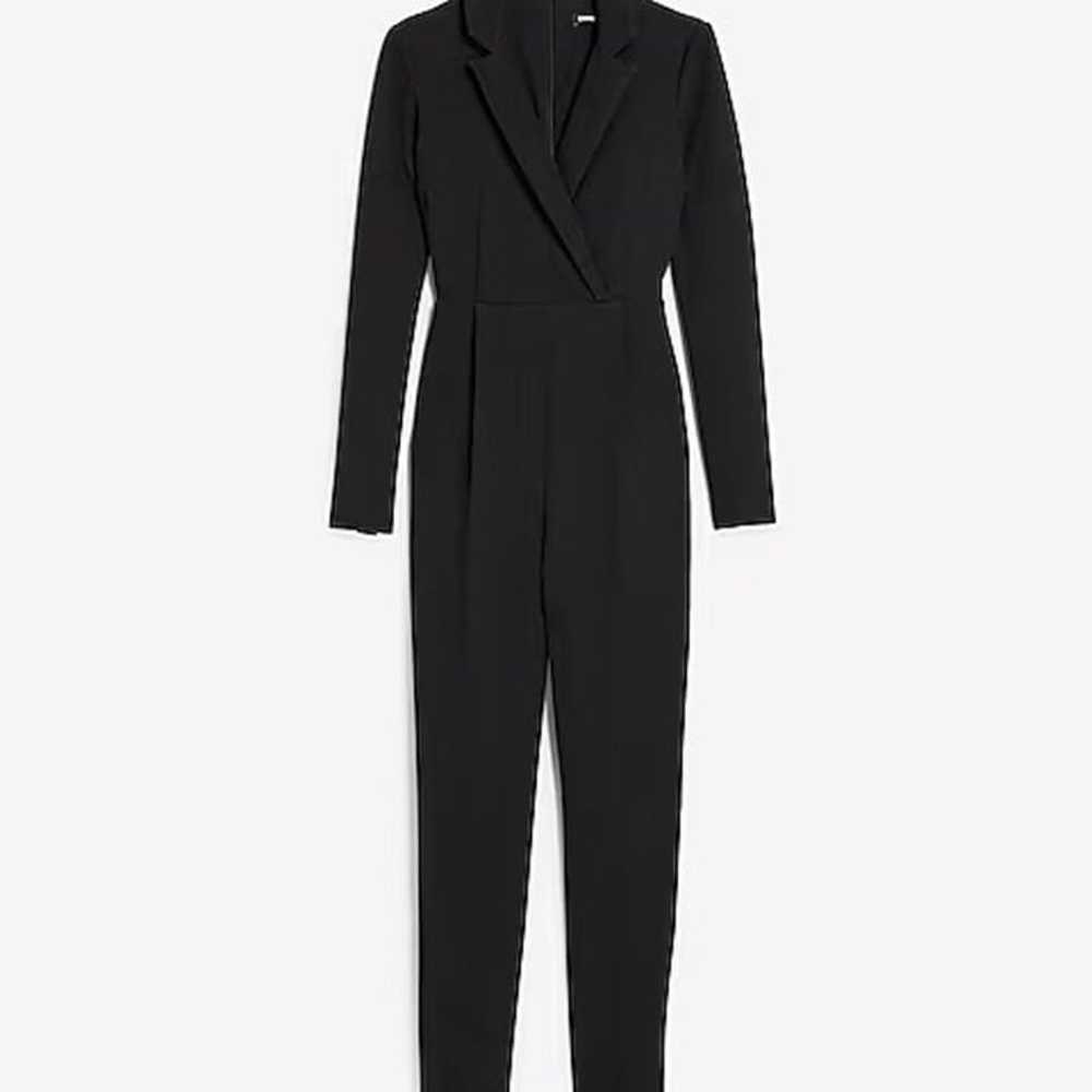 Express Long Sleeve Blazer Jumpsuit​ - image 2