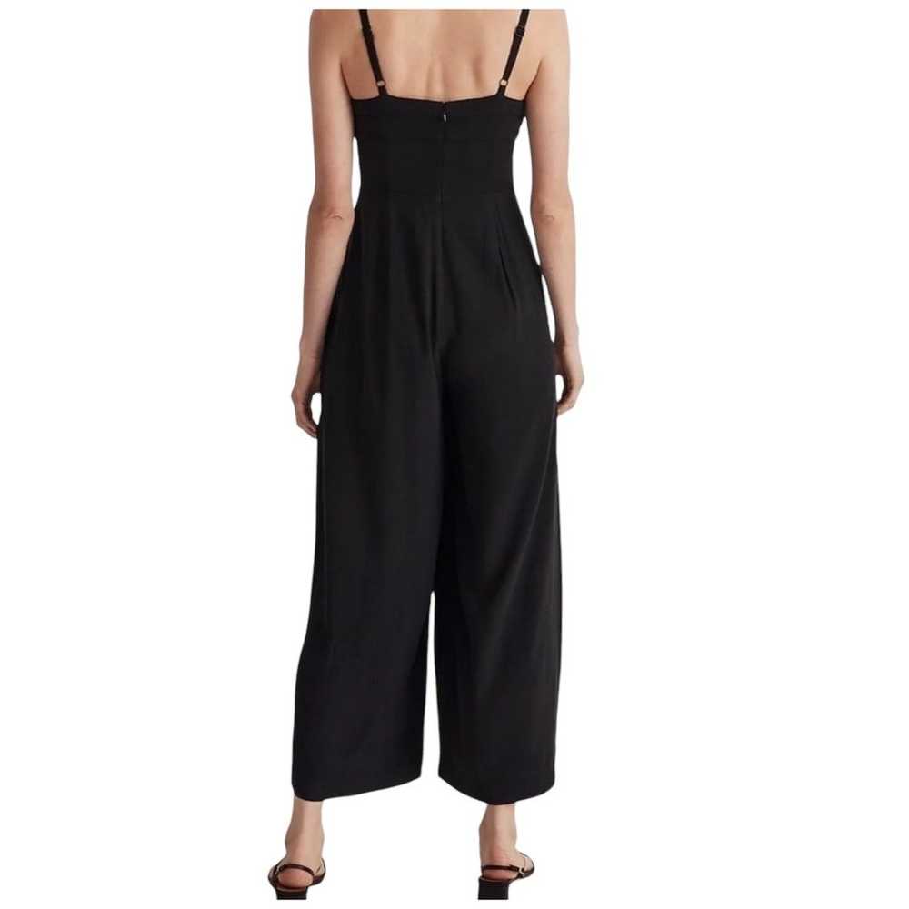 Madewell Square Neck Wide Leg Sleeveless Jumpsuit… - image 2