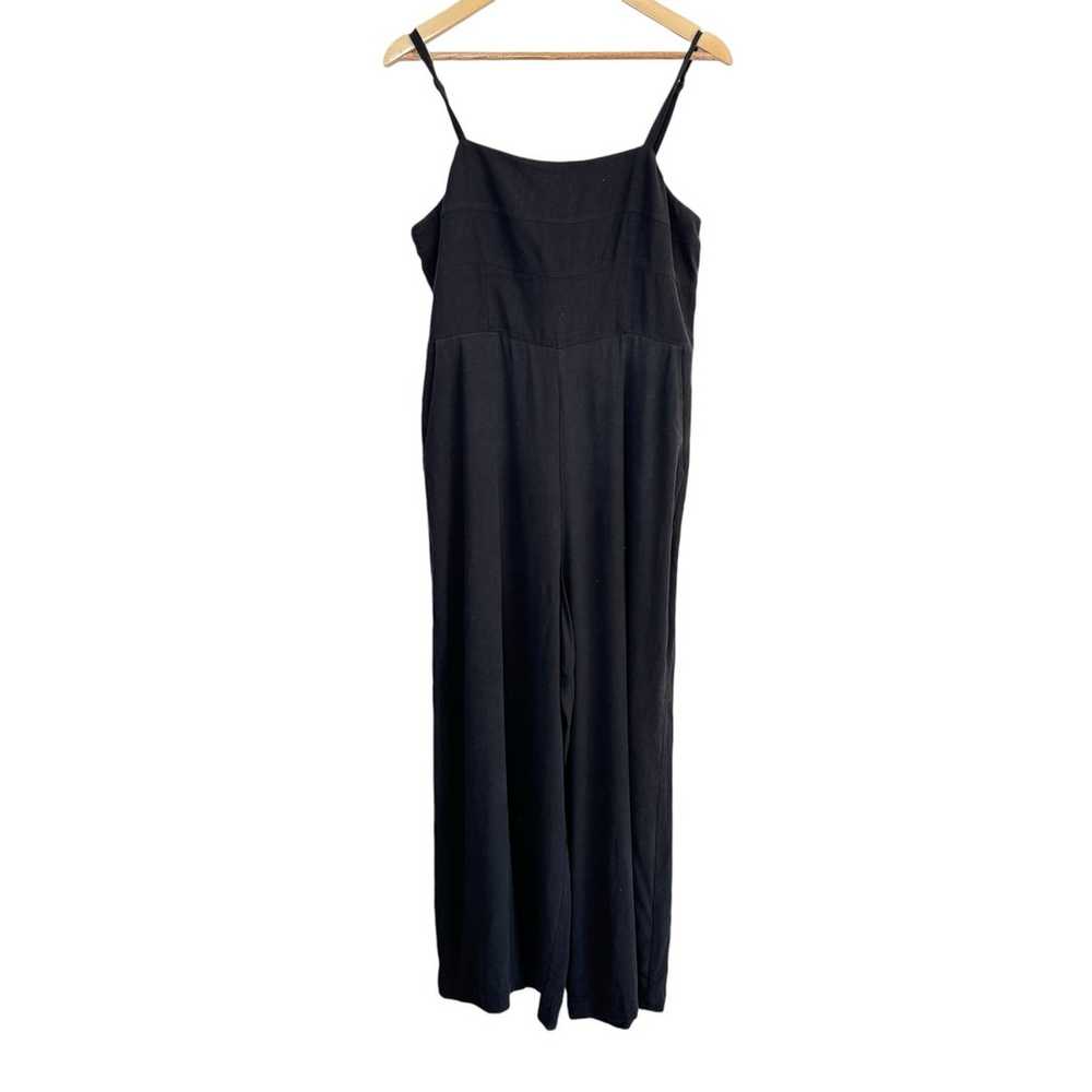 Madewell Square Neck Wide Leg Sleeveless Jumpsuit… - image 3