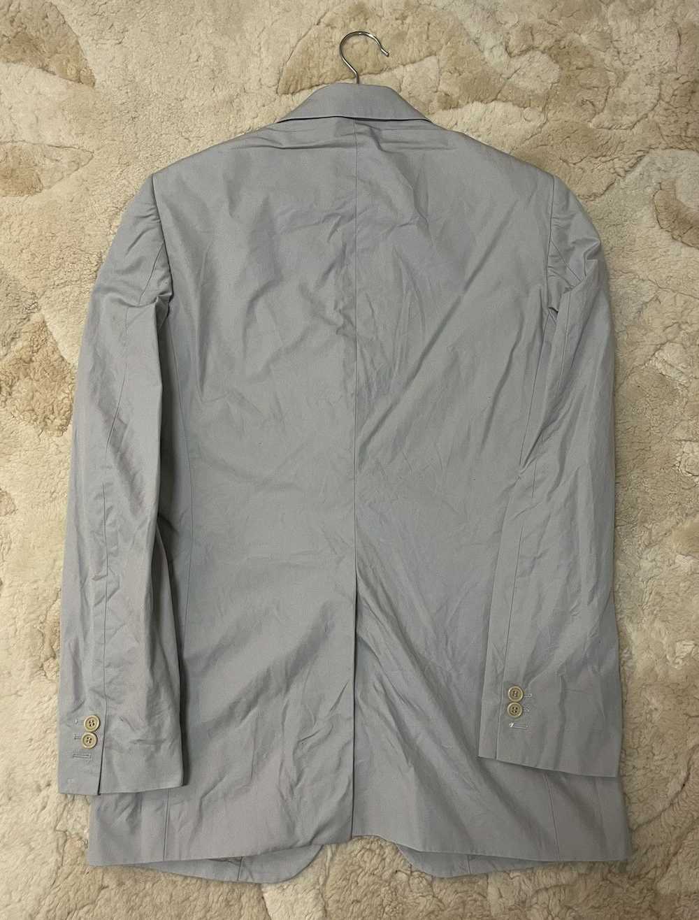 Helmut Lang Helmut Lang gray cotton blazer jacket… - image 5