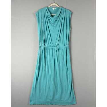 COS Blue deals Cowl Neckline Minimalist Wool Dress Size small