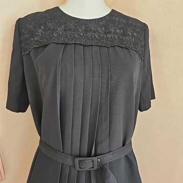 Showa Retro Vintage Black Very Charming Loose Lace