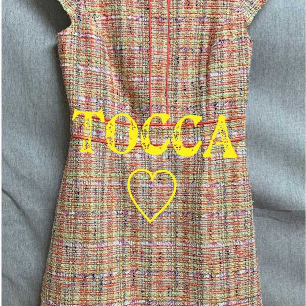 Beautiful item: TOCCA tweed dress size 0 in orang… - image 1