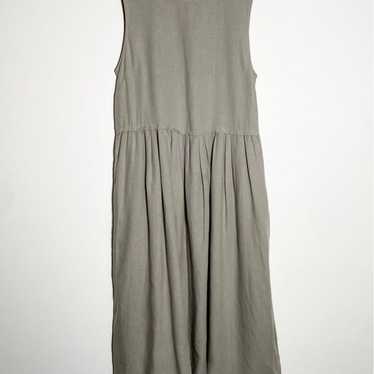 LE GLAZIK Linen Sleeveless Dress 36