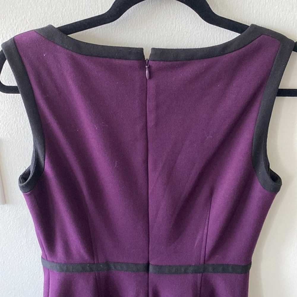 Calvin Klein | Size 6 | Black and Purple Dress - image 3