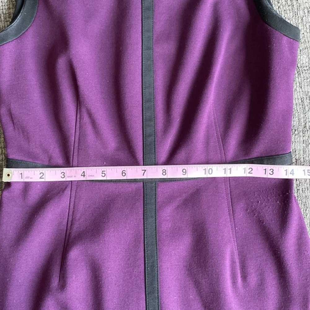 Calvin Klein | Size 6 | Black and Purple Dress - image 5