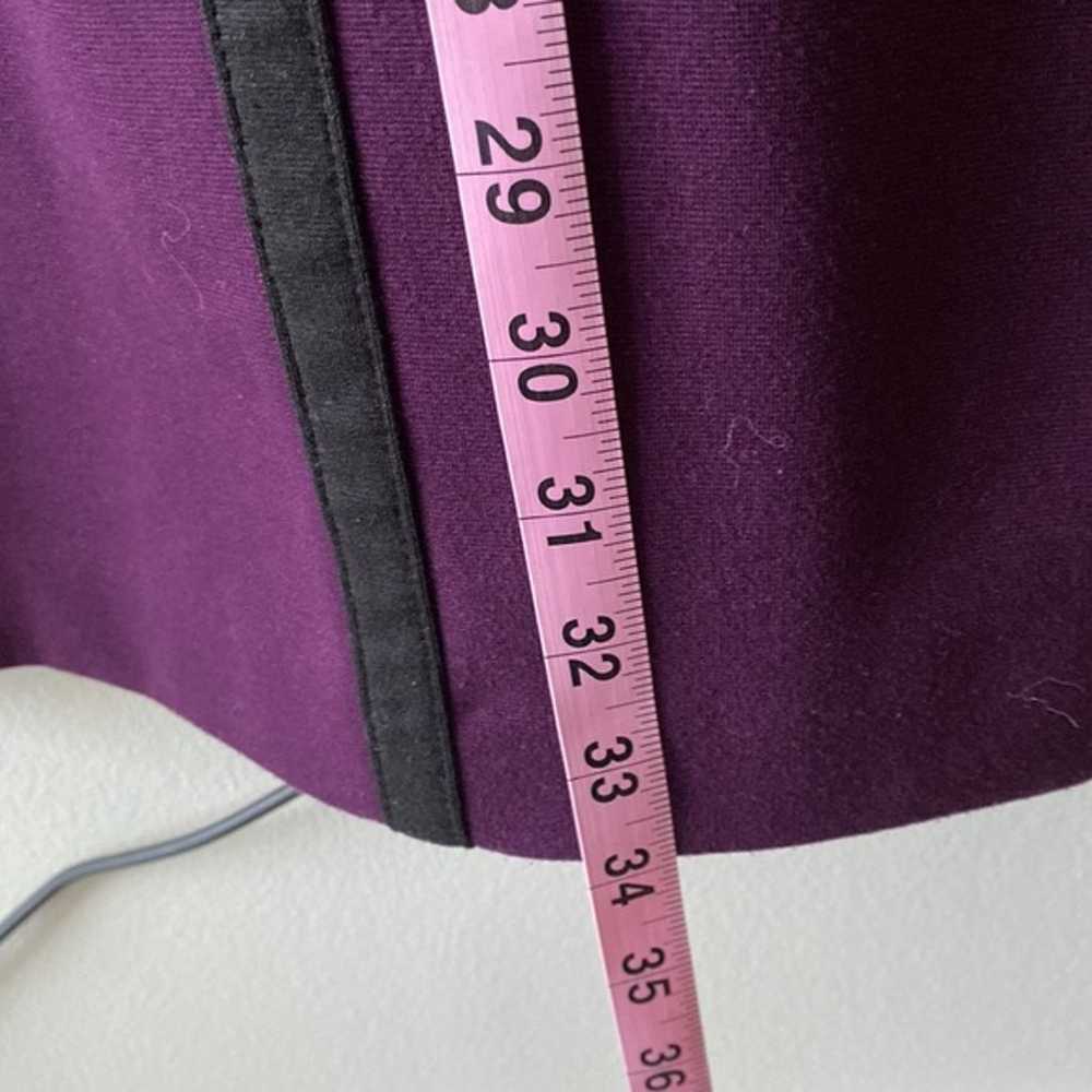 Calvin Klein | Size 6 | Black and Purple Dress - image 6