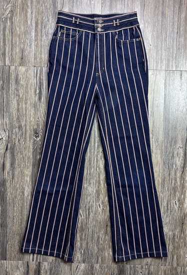 Marc Jacobs Marc Jacob’s Flare Star Striped Jeans