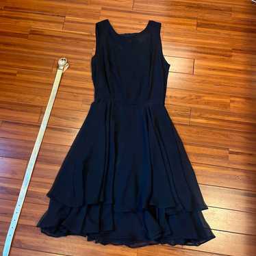 JAeger Sleeveless Flare Dress