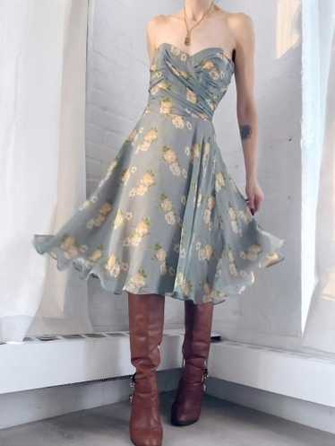 silk Betsey Johnson flora dress