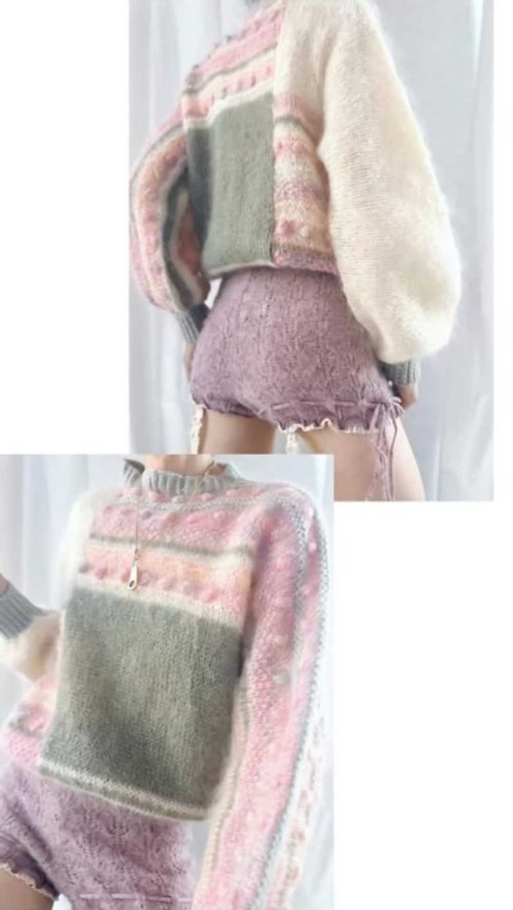 euro mohair pom pom jumper - image 2