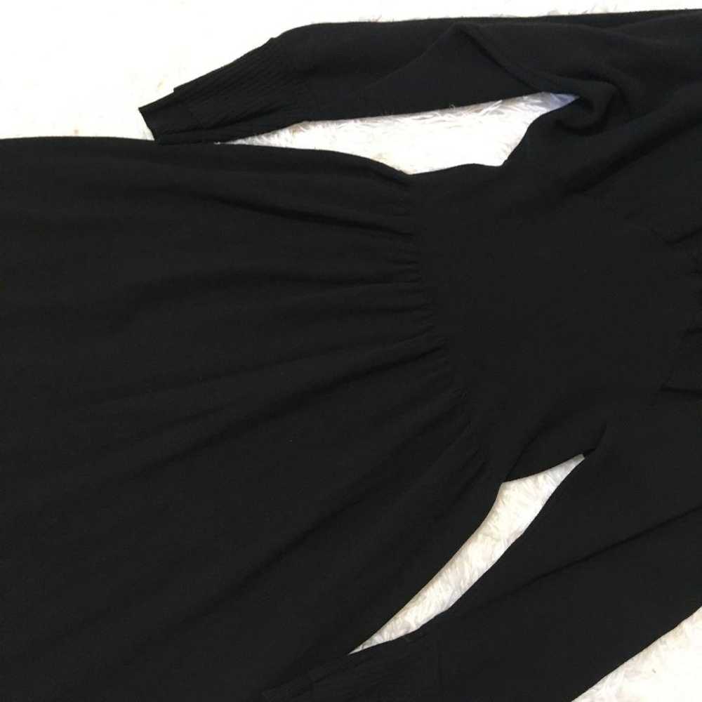 Style Mixer Waist Gathered Knit Dress Black - image 12