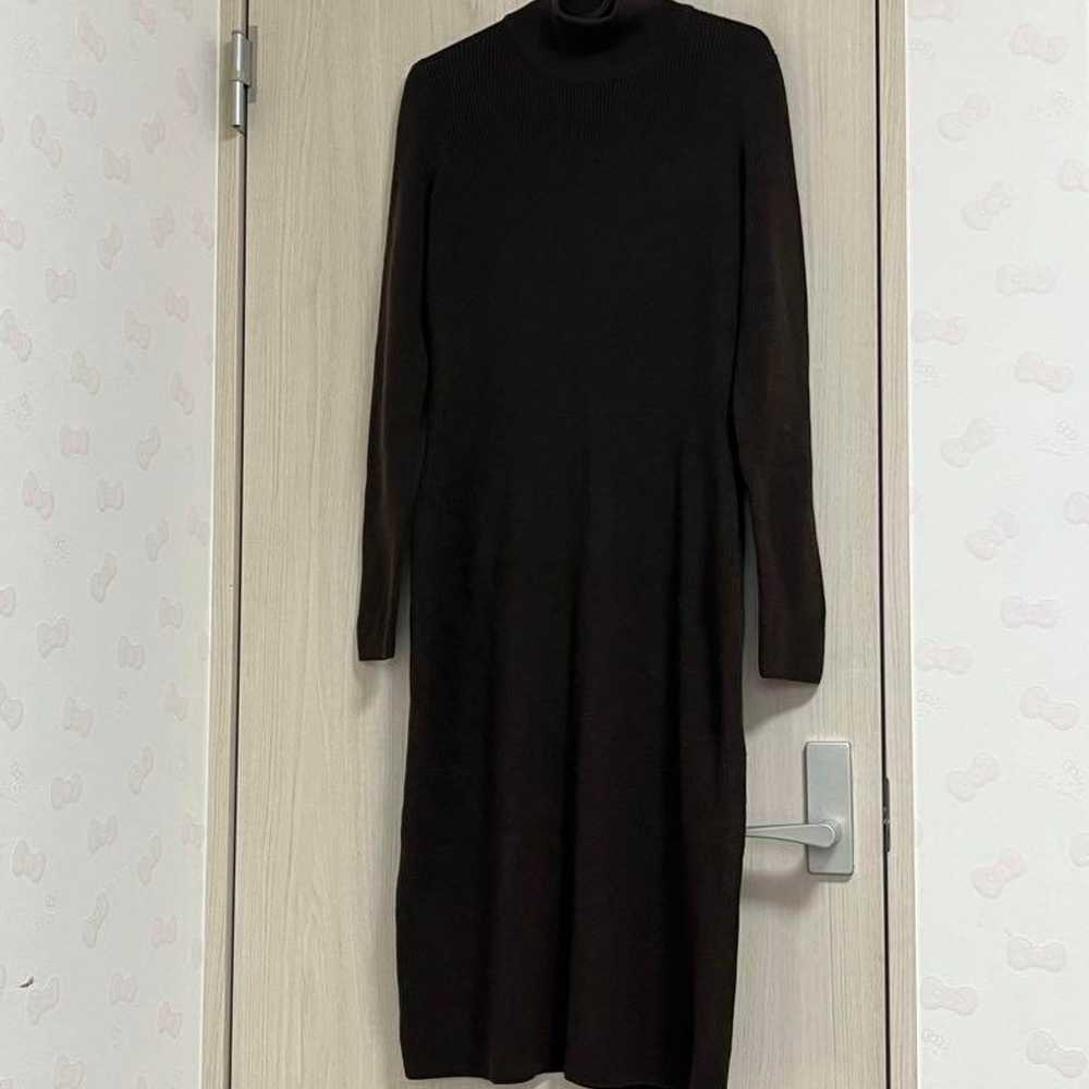 FOXEY BOUTIQUE Knit Long Dress 42 Black - image 1