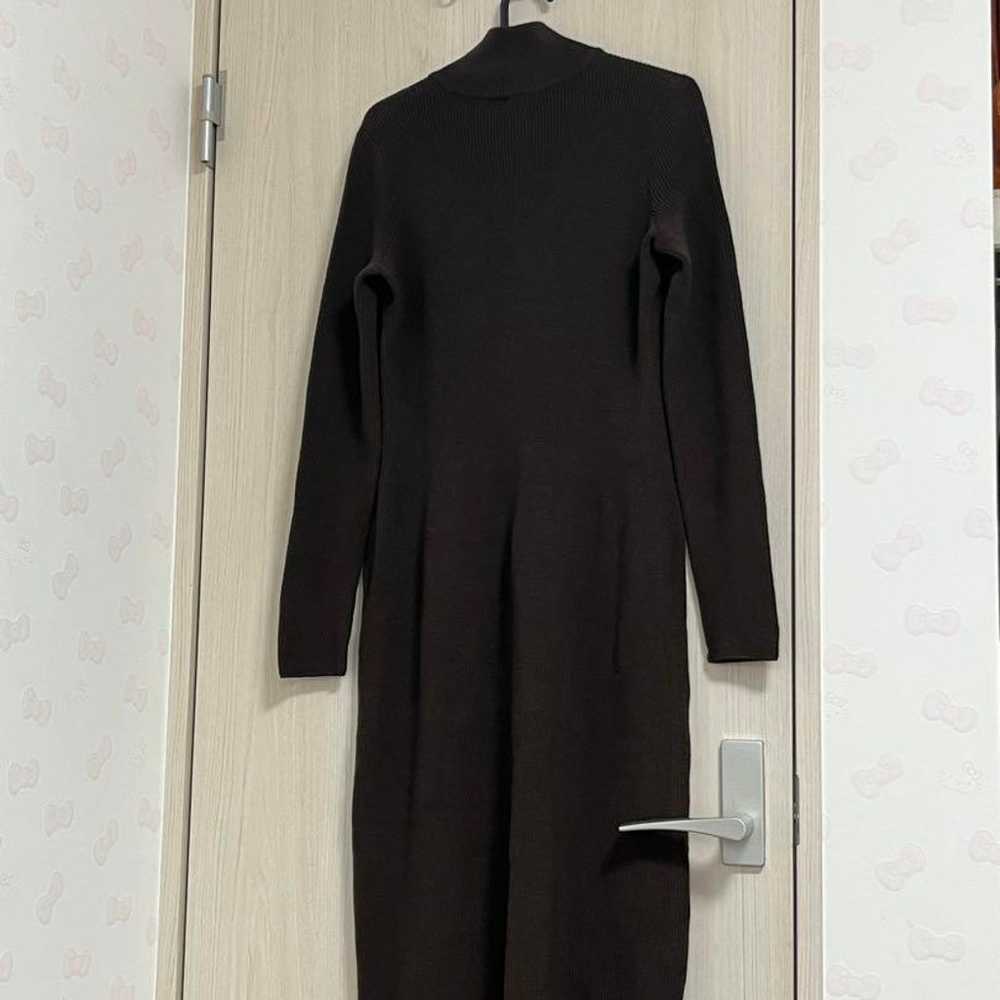 FOXEY BOUTIQUE Knit Long Dress 42 Black - image 2