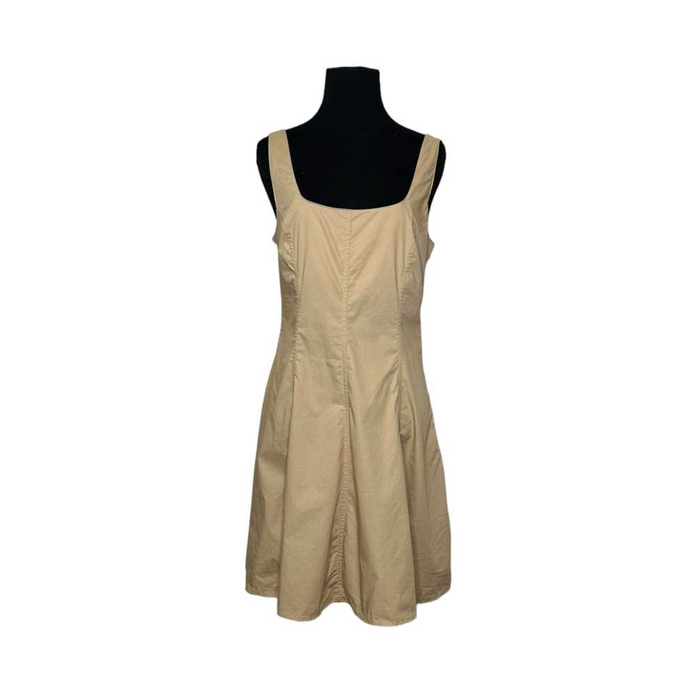 Gap Gap beige sleeveless fit and flare mini dress… - image 10